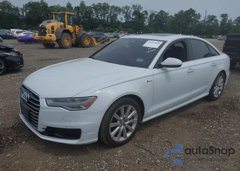 2016 Audi A6 3.0T Premium Plus from USA, damaged, VIN WAUHGAFC2GN038202